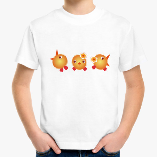 Детская футболка Цыплята
