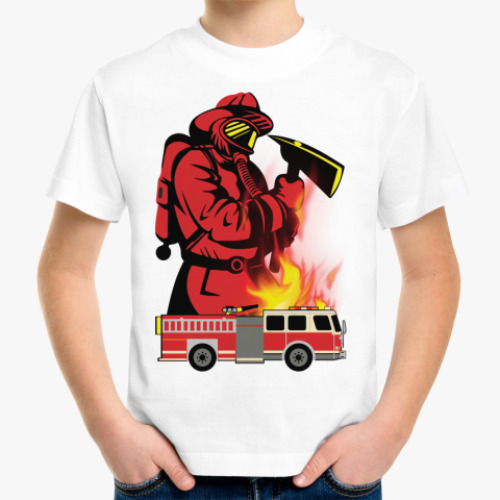 Детская футболка Fireman