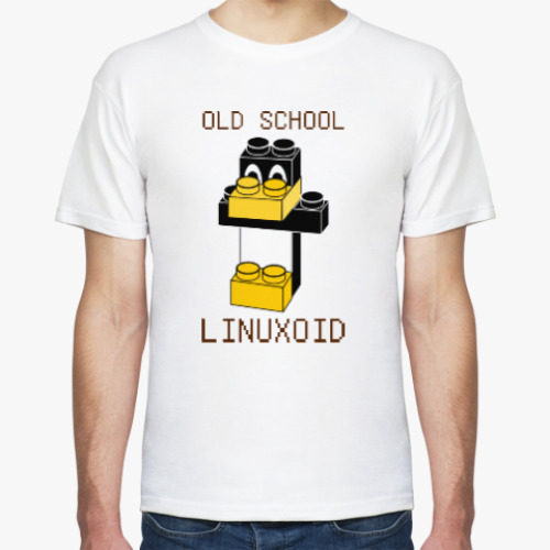 Футболка Old School Linuxoid