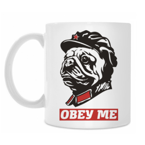Кружка Obey the doggy