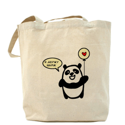 Сумка шоппер панда
