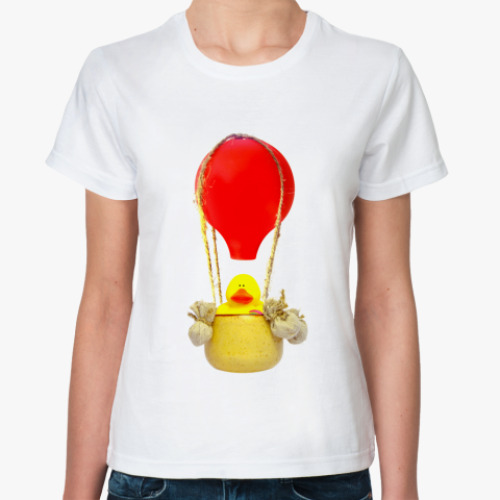 Классическая футболка В корзине воздушного шара