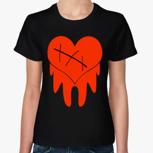 Женская футболка Сердце (Гравити Фолз)