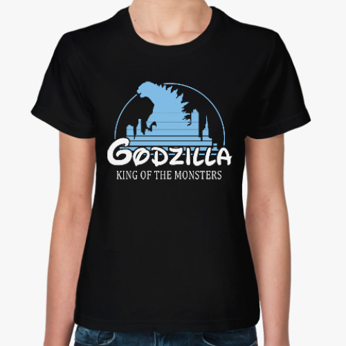 Женская футболка Годзилла