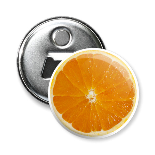 Магнит-открывашка Апельсин