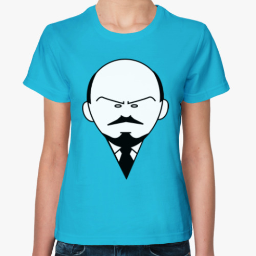 Женская футболка Ленин