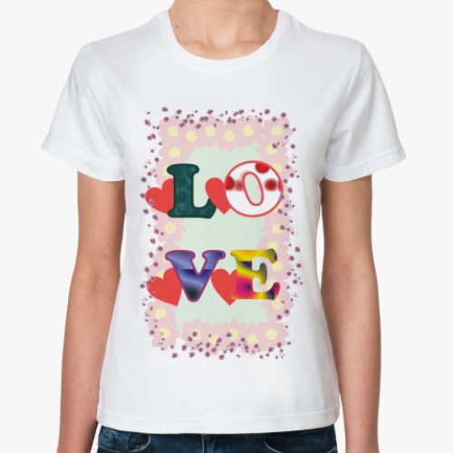 Классическая футболка LOVE