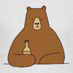 Медведь с бутылкой пива