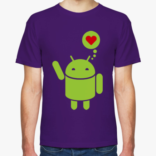 Футболка Love Android