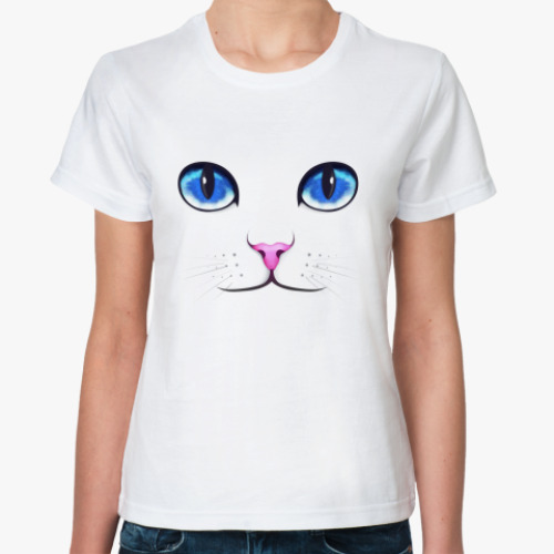 Классическая футболка Кошачьи глаза