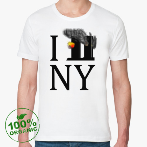 Футболка из органик-хлопка I love NY