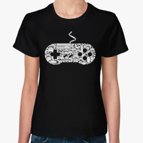 Женская футболка Игровой контроллер