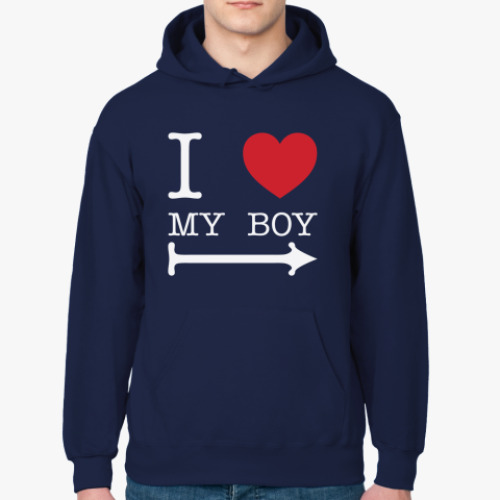 Толстовка худи I love my boy