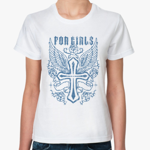 Классическая футболка For Girls