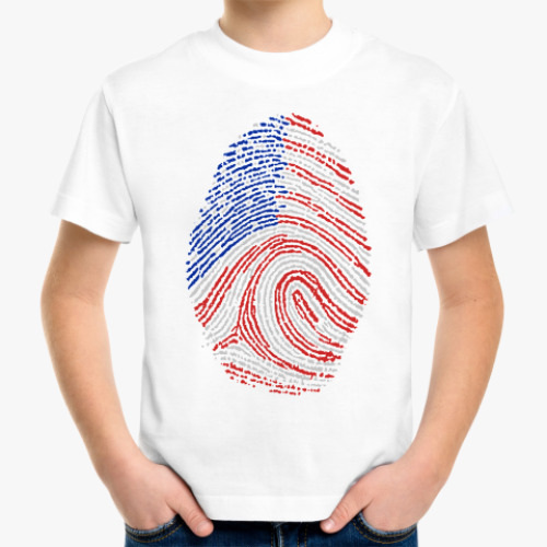 Детская футболка USA отпечаток