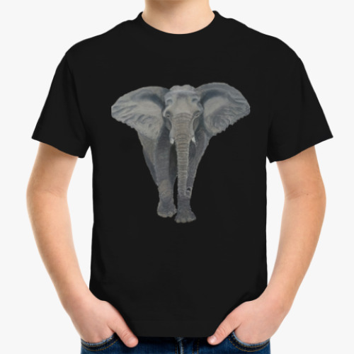 Детская футболка слон