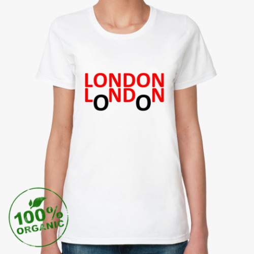 Женская футболка из органик-хлопка london