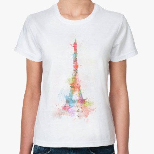 Классическая футболка  футболка Paris