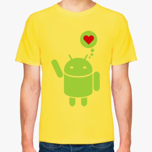 Футболка Love Android