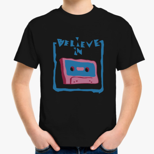 Детская футболка Верю в кассеты