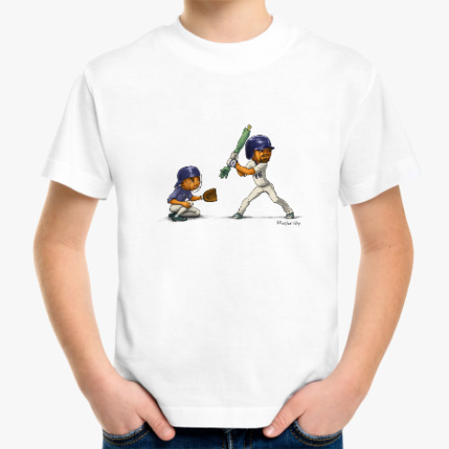Детская футболка Тыква бейсбол