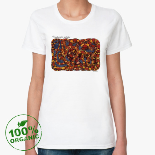 Женская футболка из органик-хлопка Маисовая змея