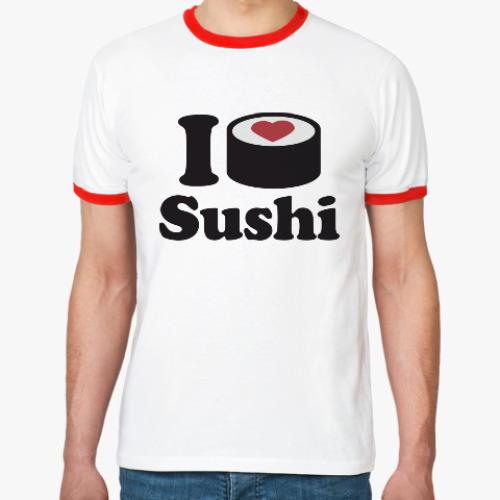 Футболка Ringer-T Love Sushi
