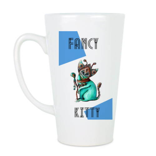 Чашка Латте Fancy Kitty