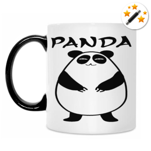 Кружка-хамелеон Panda eats shoots and leaves