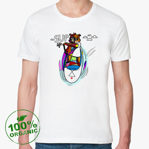 Футболка из органик-хлопка Медведь SUP