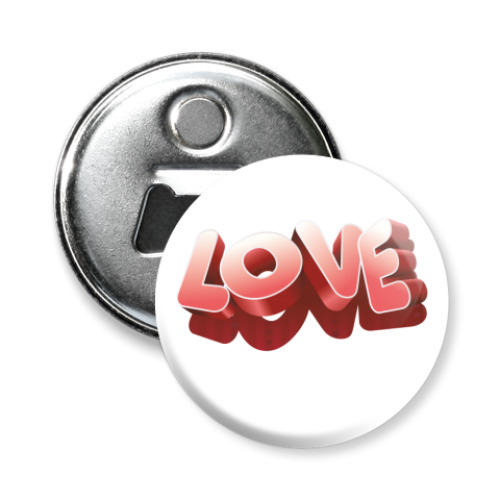 Магнит-открывашка LOVE