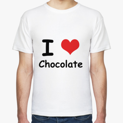 Футболка  I love Chocolate