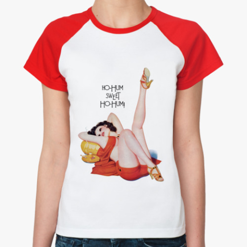 Женская футболка реглан Pin-Up Girl