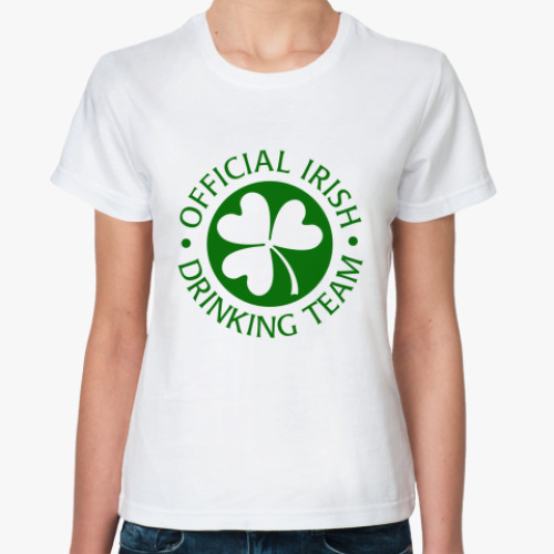 Классическая футболка Official Irish drinking team