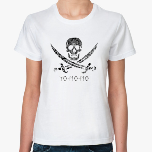 Классическая футболка Pirate bay