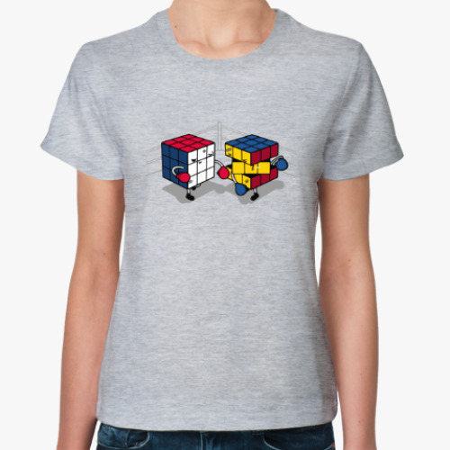 Женская футболка Кубик Рубика | Спидкубинг