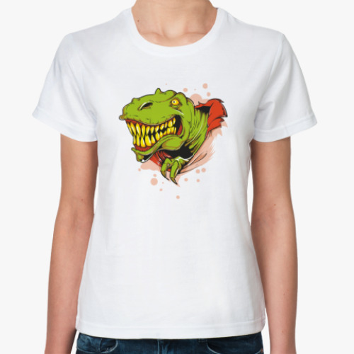 Классическая футболка динозавр
