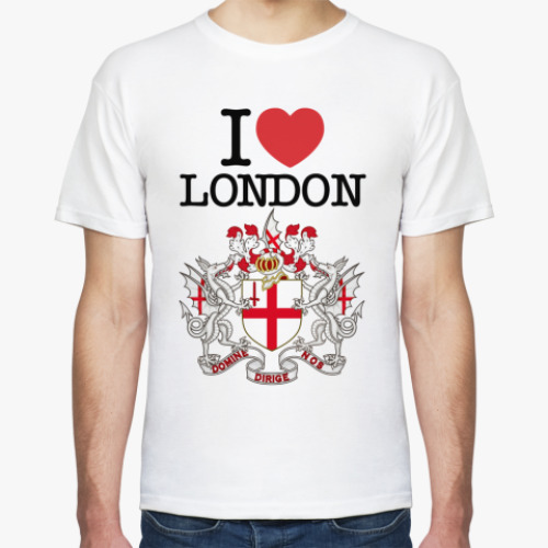 Футболка I love LONDON