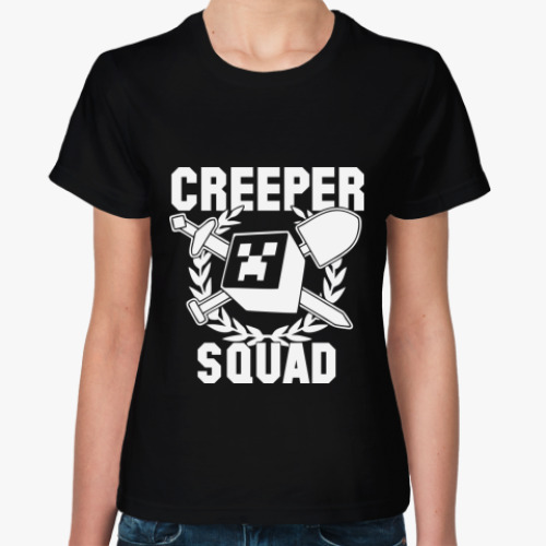 Женская футболка Creeper