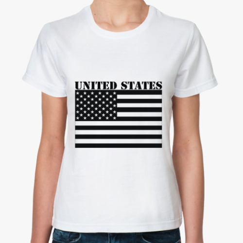 Классическая футболка  USA