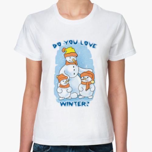 Классическая футболка Winter is coming. Do you love it?