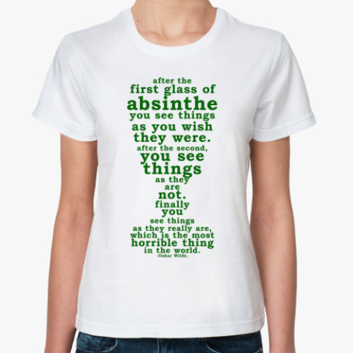 Классическая футболка Absinthe  футболка