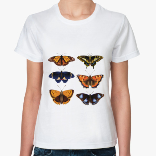 Классическая футболка Бабочки
