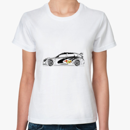 Классическая футболка Subaru Impreza STI