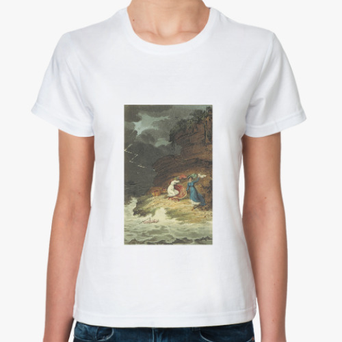 Классическая футболка Шторм (винтажная иллюстрация)