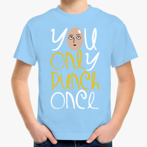 Детская футболка Ванпанчмен One Punch Man