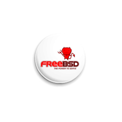 Значок 25мм  FreeBSD