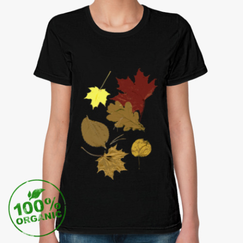 Женская футболка из органик-хлопка 'Осень'