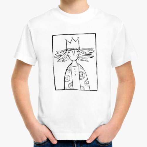 Детская футболка Король.