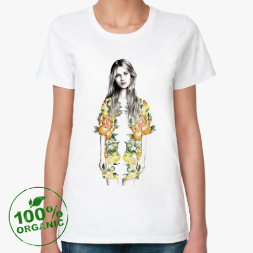 Женская футболка из органик-хлопка Fashion Diva